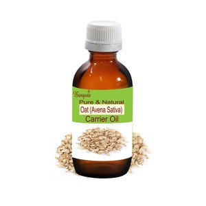 Oat (Avena Sativa) Pure & Natural Carrier Oil Avena sativa by Bangota ( 5ml to 100ml Glass Bottle and 250ml to 1000ml Aluminium Bottle)