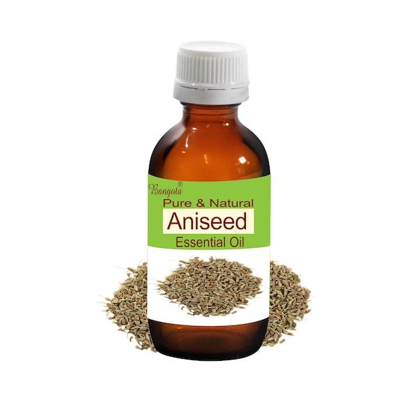 Aniseed Pure & Natural Essential Oil Pimpinella anisum by Bangota (5ml to 100ml Glass Bottle and 250ml to 1000ml Aluminium Bottle)