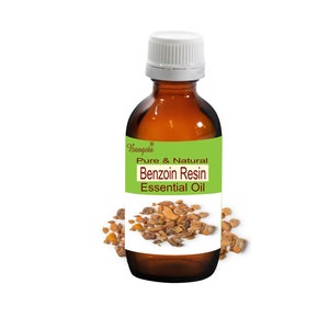 Benzoin Resin Pure & Natural Essential Oil Styrax benzoin by Bangota ( 5ml to 100ml Glass Bottle and 250ml to 1000ml Aluminium Bottle)