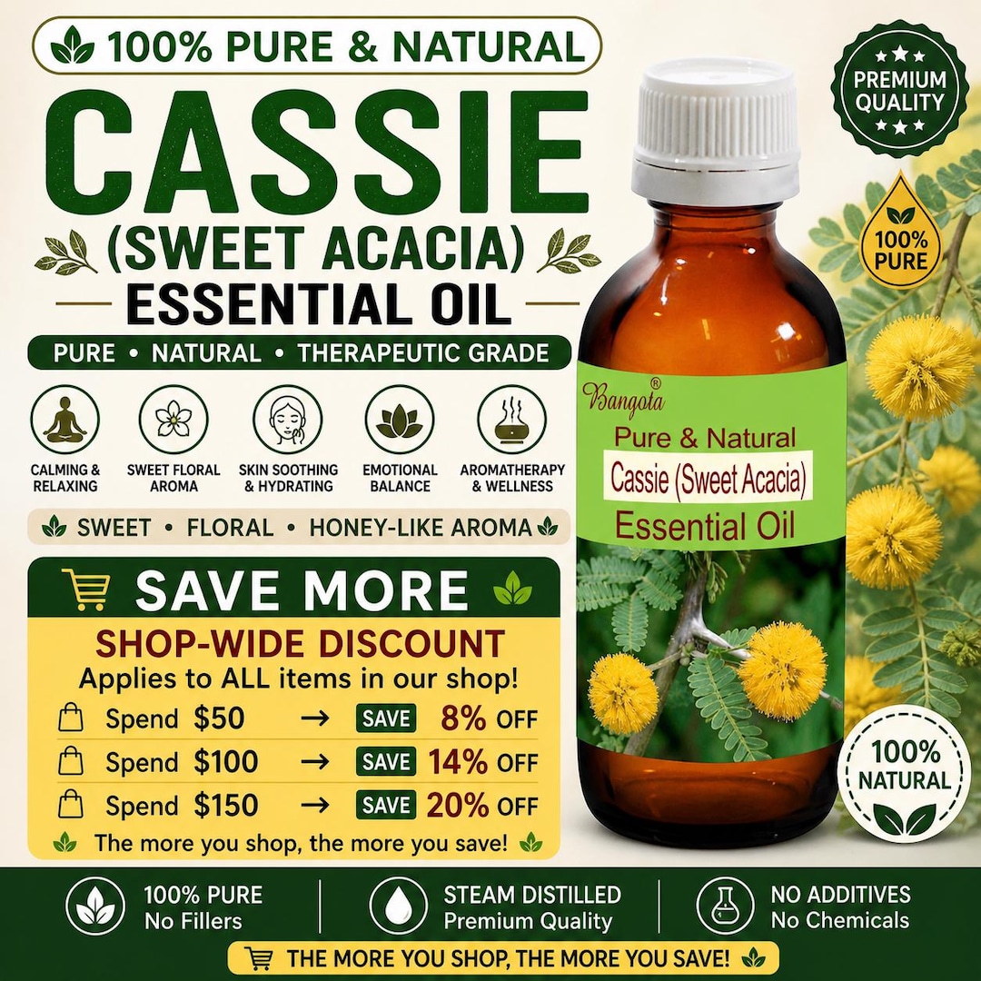 sweet tobacco essential oil benefits Fragrance Cassie (sweet Acacia) Essential Oil