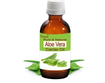 Aloe Vera Carrier Oil Pure Natural Hydrating Skin Hair Moisturizer by Bangota