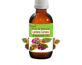 Lantana Camara Pure & Natural Essential Oil Lantana Camara by Bangota (5ml to 100ml Glass Bottle and 250ml to 1000ml Aluminium Bottle)