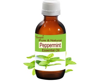 Aceite esencial puro y natural de menta piperita / Mentha piperita / Aceite de aromaterapia de menta refrescante / Bangota
