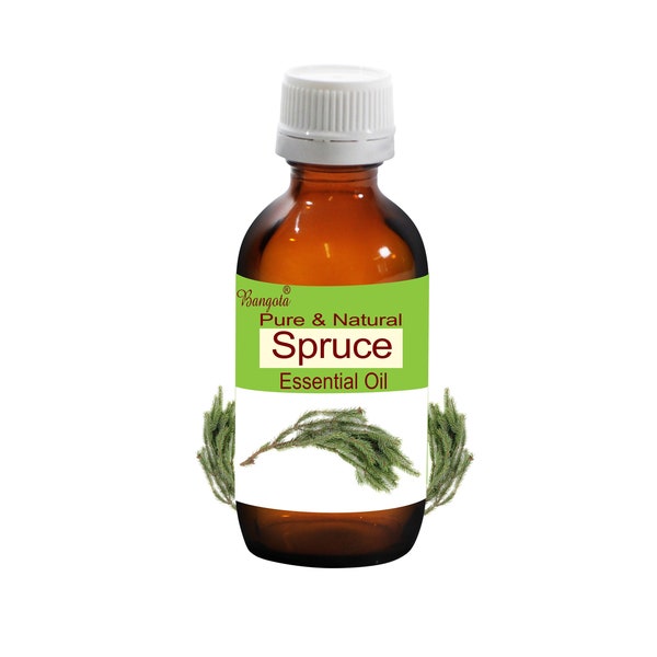 Spruce Pure Natural Essential Oil Steam Distilled Picea mariana by Bangota (5ml to 100ml Glass Bottle and 250ml to 1000ml Aluminium Bottle)