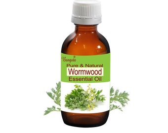 Wormwood Pure & Natural Essential Oil Artmesia absinthium by Bangota ( 5ml to 100ml Glass Bottle and 250ml to 1000ml Aluminium Bottle)