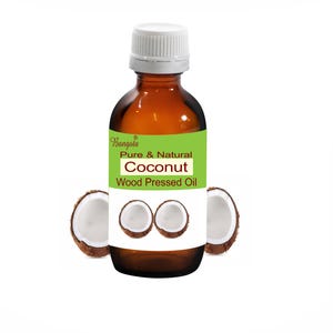 Coconut Pure & Natural Virgin Wood Pressed Oil (Cocos nucifera) by Bangota (5ml to 100ml Glass Bottle and 250ml to 1000ml Aluminium Bottle)