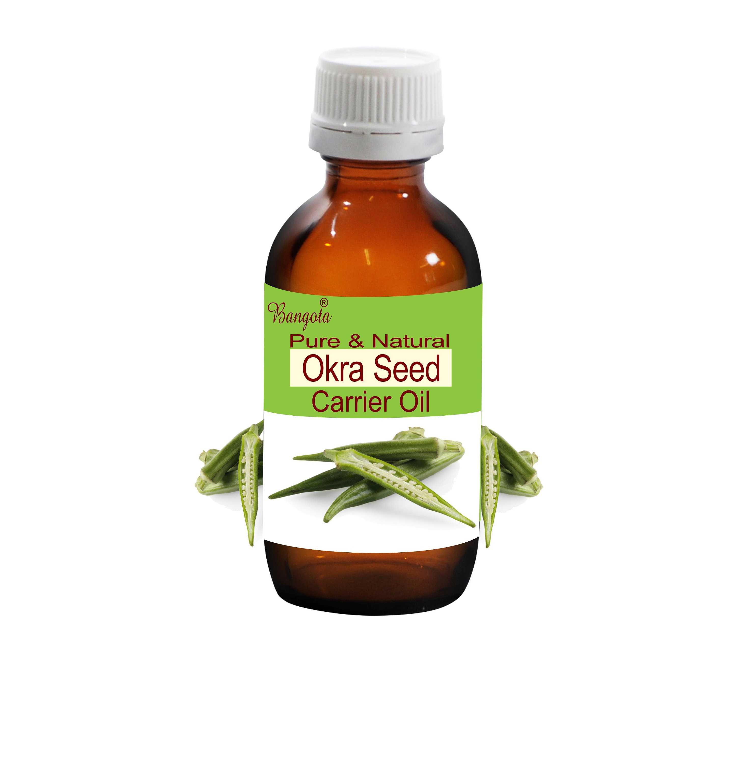 Okra Seed Pure & Natural Carrier Oil Abelmoschus Esculentus by Bangota