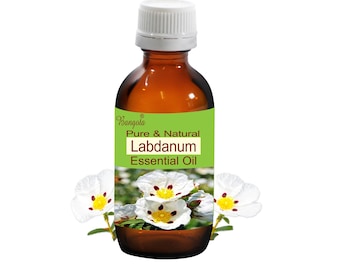 Labdanum Pure & Natural Essential Oil Cistus ladaniferus by  Bangota ( 5ml to 100ml Glass Bottle and 250ml to 1000ml Aluminium Bottle)