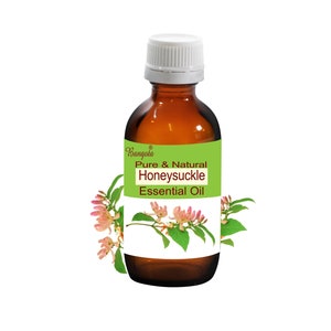Honeysuckle Pure & Natural Essential Oil Lonicera caprifolium by Bangota (5ml to 100ml Glass Bottle and 250ml to 1000ml Aluminium Bottle)