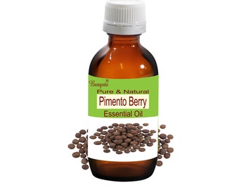 Pimento Berry Pure & Natural Essential Oil Pimenta dioica by Bangota (5ml to 100ml Glass Bottle and 250ml to 1000ml Aluminium Bottle)