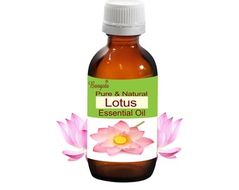 Lotus Essential Oil Pure Natural Nelumbo Nucifera Floral Aroma by Bangota