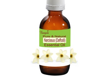 Narcissus (Daffodil) Pure Natural Essential Oil Narcissus poeticus by Bangota (5ml to 100ml Glass Bottle & 250ml to 1000ml Aluminium Bottle)