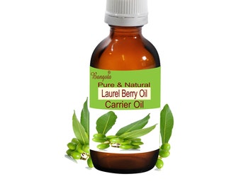 Laurel Berry Pure & Natural Carrier Oil Laurus nobilis by Bangota ( 5ml to 100ml Glass Bottle and 250ml to 1000ml Aluminium Bottle)