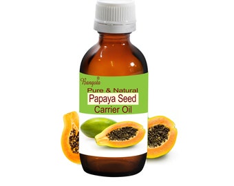 Papaya Seed Cold Pressed Oil Pure Natural Carica Papaya Nourishing Skin Care by Bangota