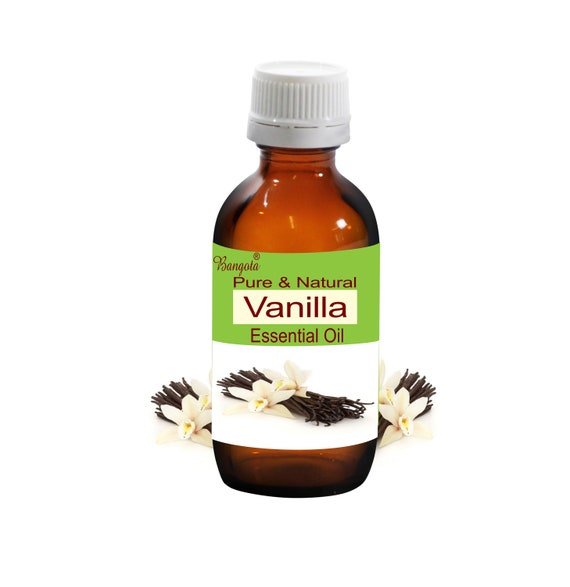 Vanilla Pure & Natural Essential Oil Vanilla Planifolia by Bangota 5ml to  100ml Glass Bottle and 250ml to 1000ml Aluminium Bottle 