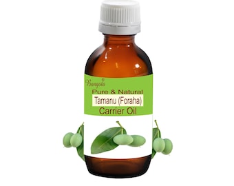 Tamanu (Foraha) Carrier Oil Pure Natural Cold Pressed Nourishing Skin Hair Care by Bangota