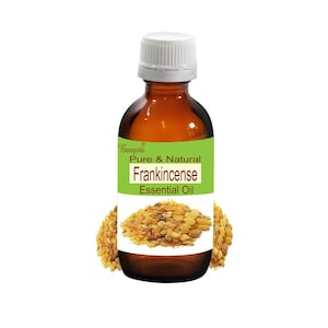 Olio essenziale puro e naturale di incenso Boswellia carterii di Bangota (flacone di vetro da 5 ml a 100 ml e flacone di alluminio da 250 ml a 1000 ml)