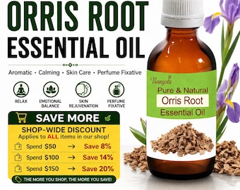 Orris Wurzel ätherisches Öl Natürliche Iris Germanica Aromatherapie Parfüm Fixiermittel Hautpflege Entspannung