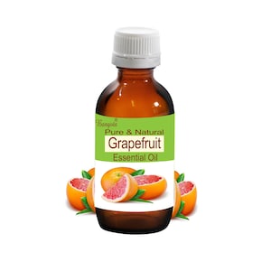Aceite esencial de pomelo puro, cítrico natural, aromaterapia refrescante de Bangota