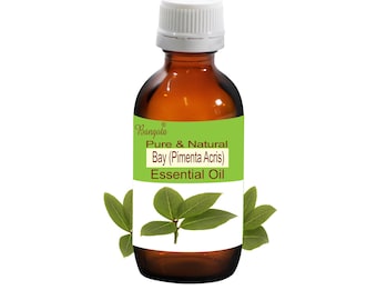 Óleo Essencial de Louro Puro e Natural Pimenta Acris para Cuidados com os Cabelos, Aromaterapia da Bangota