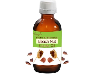 Beech Nut Carrier Oil Pure Natural Cold Pressed Skin Hair Care Massage by Bangota