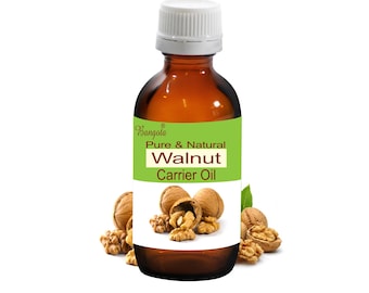 Walnut Carrier Oil Pure Natural Cold Pressed Nourishing Skin Hair by Bangota