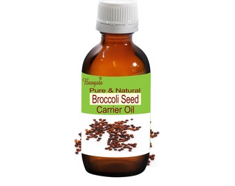Broccoli Seed Oil Pure Natural Nourishing Hair Skin Care Carrier by Bangota