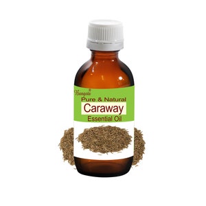 Caraway Pure & Natural Essential Oil Steam Distilled Carum carvi by Bangota (5ml to 100ml Glass Bottle and 250ml to 1000ml Aluminium Bottle)