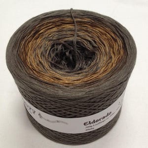 El Dorado - Bronze Gradient Yarn - Cotton Yarn - Acrylic Yarn - Wolltraum Yarn - Color Changing Yarn - Ombré Yarn - Crochet Supplies