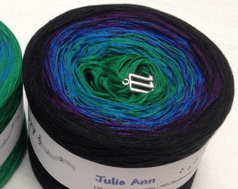 Julie Ann - 4 Ply - Gradient Yarn - Cotton Acrylic Yarn - My Melodyy by Wolltraum - Color Changing Yarn - Ombre Yarn - Fingering Yarn