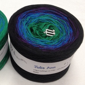 Julie Ann - 4 Ply - Gradient Yarn - Cotton Acrylic Yarn - My Melodyy by Wolltraum - Color Changing Yarn - Ombre Yarn - Fingering Yarn