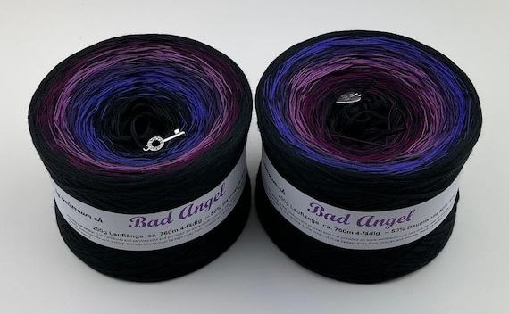 Bad Angel - Ombre Yarn - Cotton Mix Yarn - Crochet Yarn