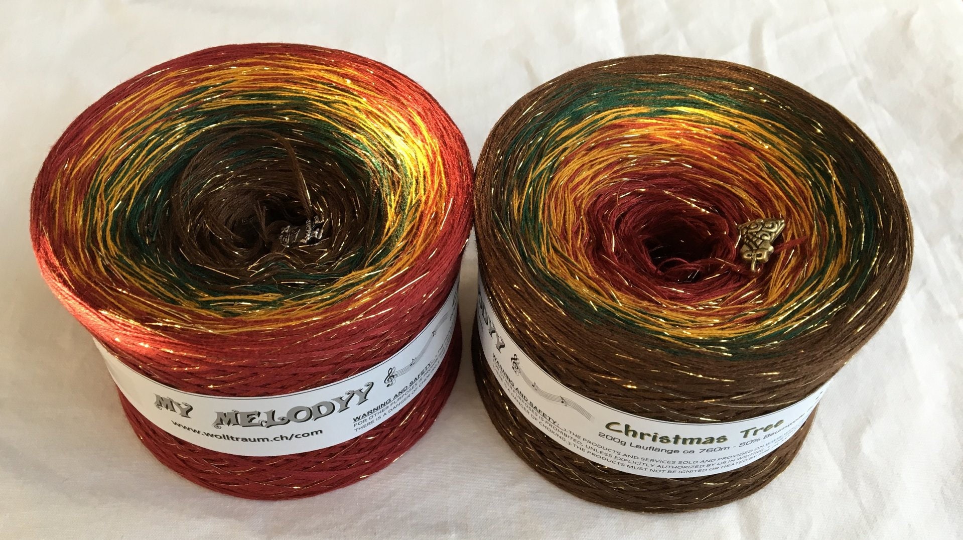 Christmas Tree Christmas Yarn Holiday Yarn Gradient Yarn Etsy