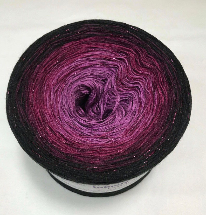 Yarn Gift Infinity Wolltraum Yarn Yarn Soft Yarn Gradient Yarn Purple Yarn Gift Ombre Yarn Glitter Yarn 3 Ply Yarn