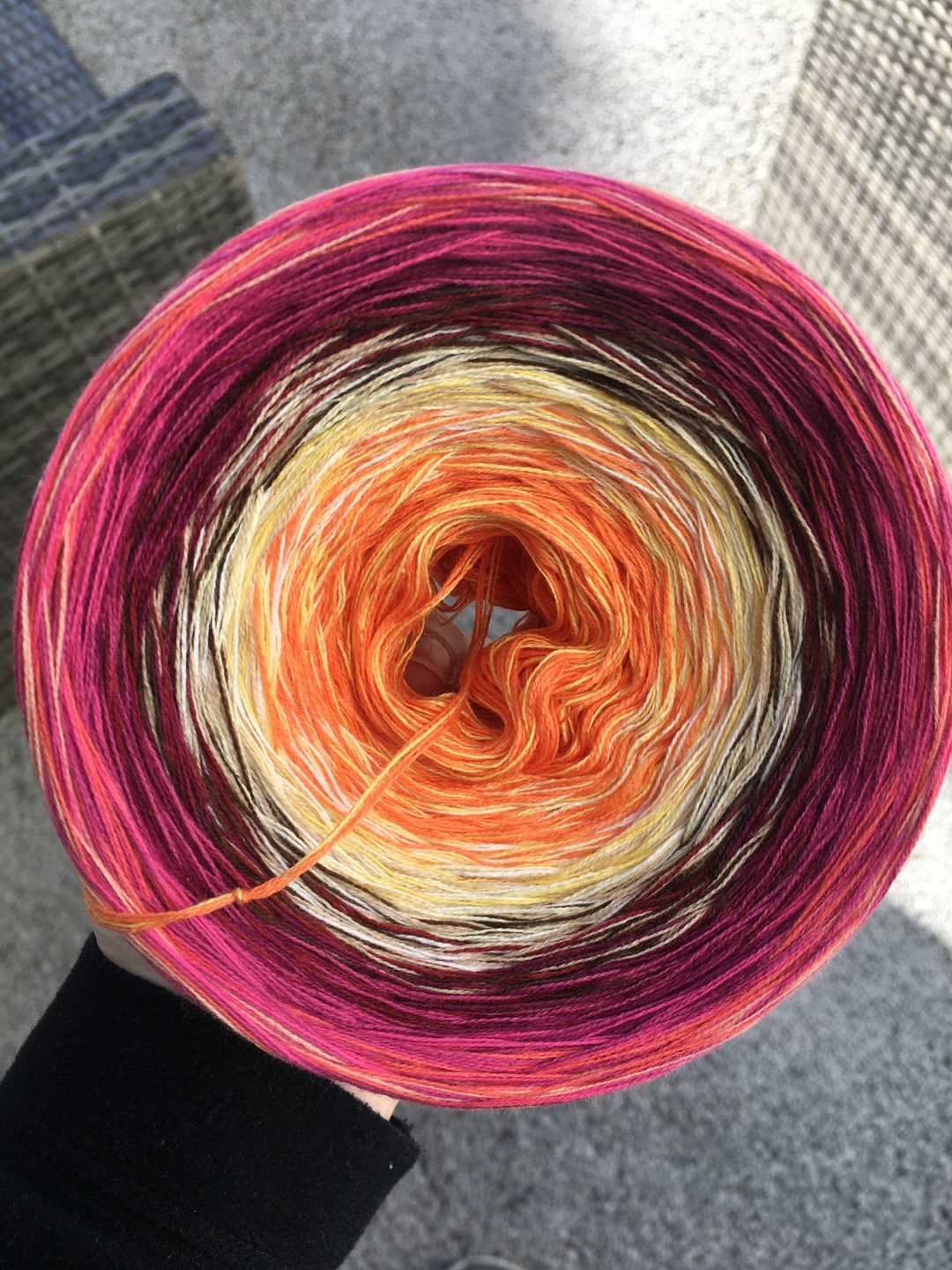 Kingfisher Funny Style Yarn Gradient Yarn Crochet Yarn Etsy