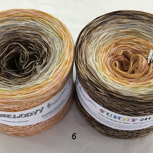 Funny 6 - Specialty Yarn - Gradient Yarn - Crochet Yarn - Knitting Yarn - Wolltraum Yarn - Ombre Yarn -Yarn Threads -Crazy Yarn