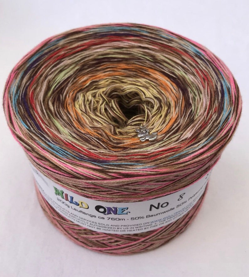 Wild One 8 Specialty Yarn Gradient Yarn Crochet Yarn Knitting Yarn Wolltraum Yarn Ombre Yarn Yarn Threads Crazy Yarn image 1