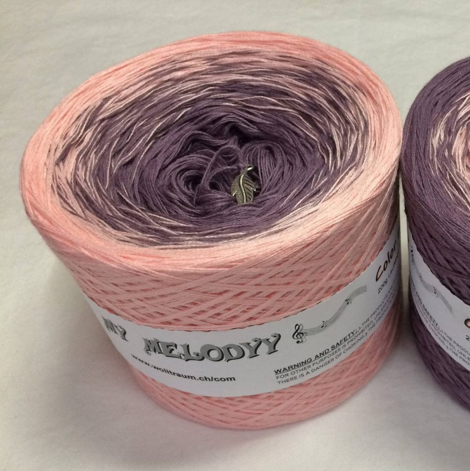 Color My World 3 Rose and Violet Yarn Rose Yarn Purple Etsy