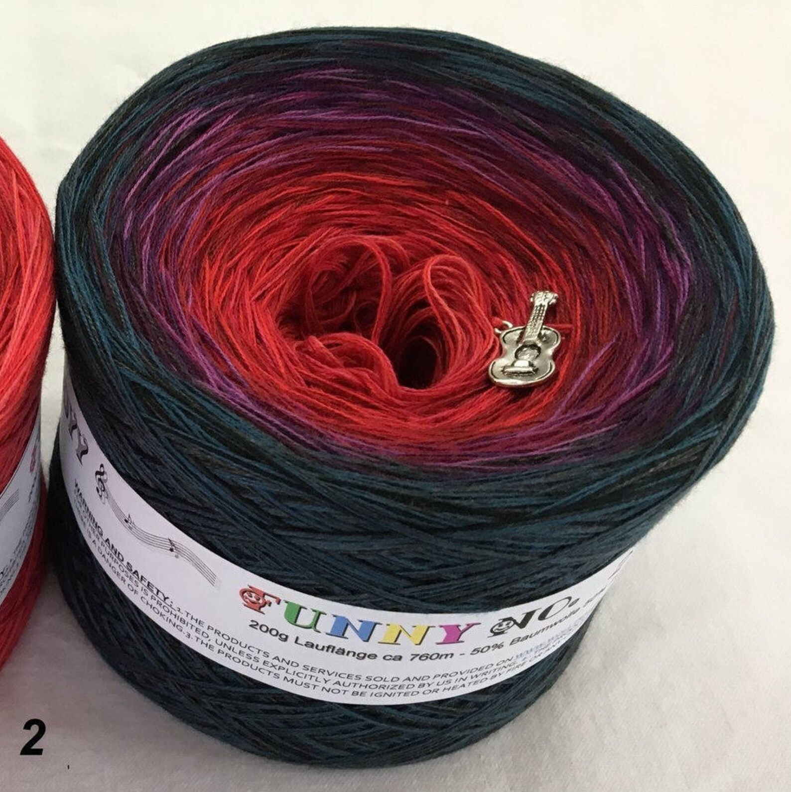 Funny 2 Specialty Yarn Gradient Yarn Crochet Yarn Etsy