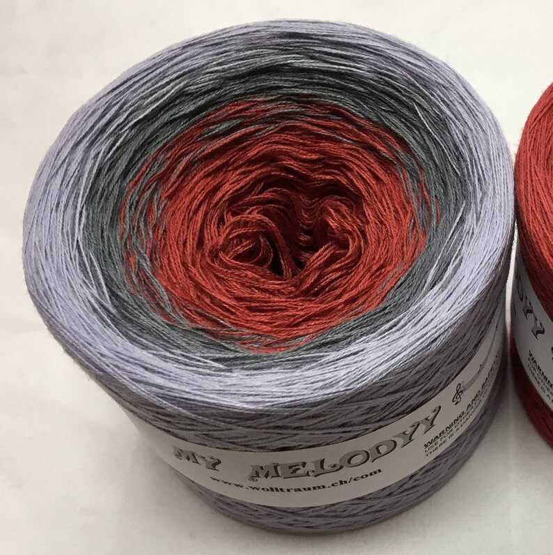 The Wall Ombre Yarn Brick Cotton Yarn Brick Acrylic Yarn Etsy