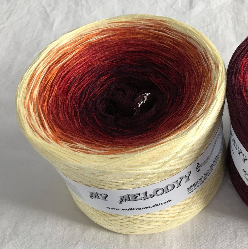 Fire Color Yarn Light My Fire - Gradient Yarn - Fire Yarn - Flame Yarn - Ombre Fire ...