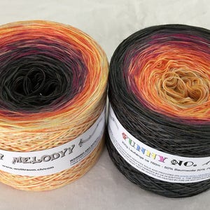 Funny 14 - Dog Days Of Summer - Specialty Yarn - Gradient Yarn - Crochet Yarn - Knitting Yarn - Wolltraum Yarn - Ombre Yarn
