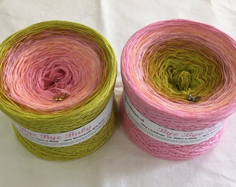 Bye Bye Baby - Spring Yarn - 4 Ply - Gradient Yarn - Cotton Acrylic Yarn - Wolltraum - Color Changing Yarn - Ombre Yarn - Fingering Yarn