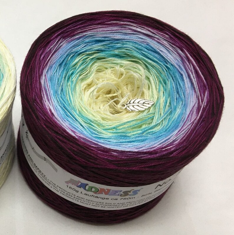 Cotton Yarn Gradient Yarn Madness 8 Collection Variegated Yarn Lace Weight Yarn Acrylic Yarn Crazy Yarn Wolltraum Yarn 3 Ply