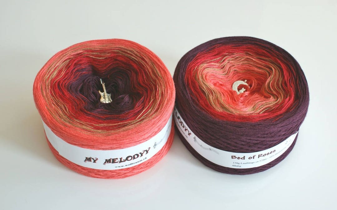 Loco Crazy Colored Yarn Multi Color Yarn Wolltraum Yarn Jewel Tone