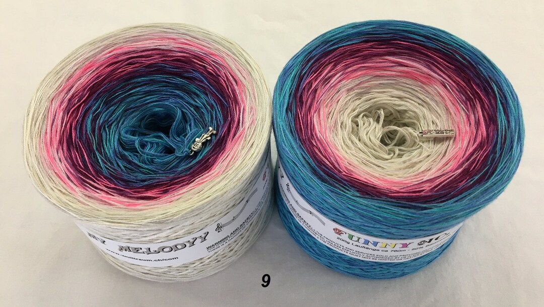 Funny 9 Specialty Yarn Gradient Yarn Crochet Yarn Knitting Yarn