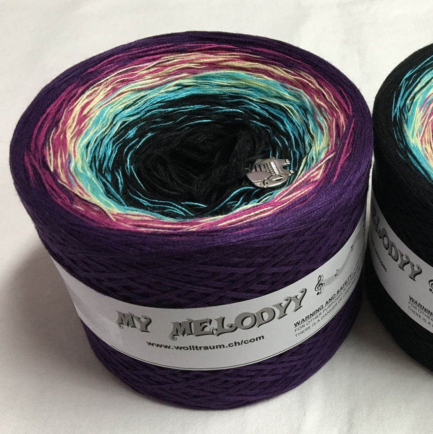 Janine Gradient Yarn Cotton Acrylic Blend Color Changing Etsy