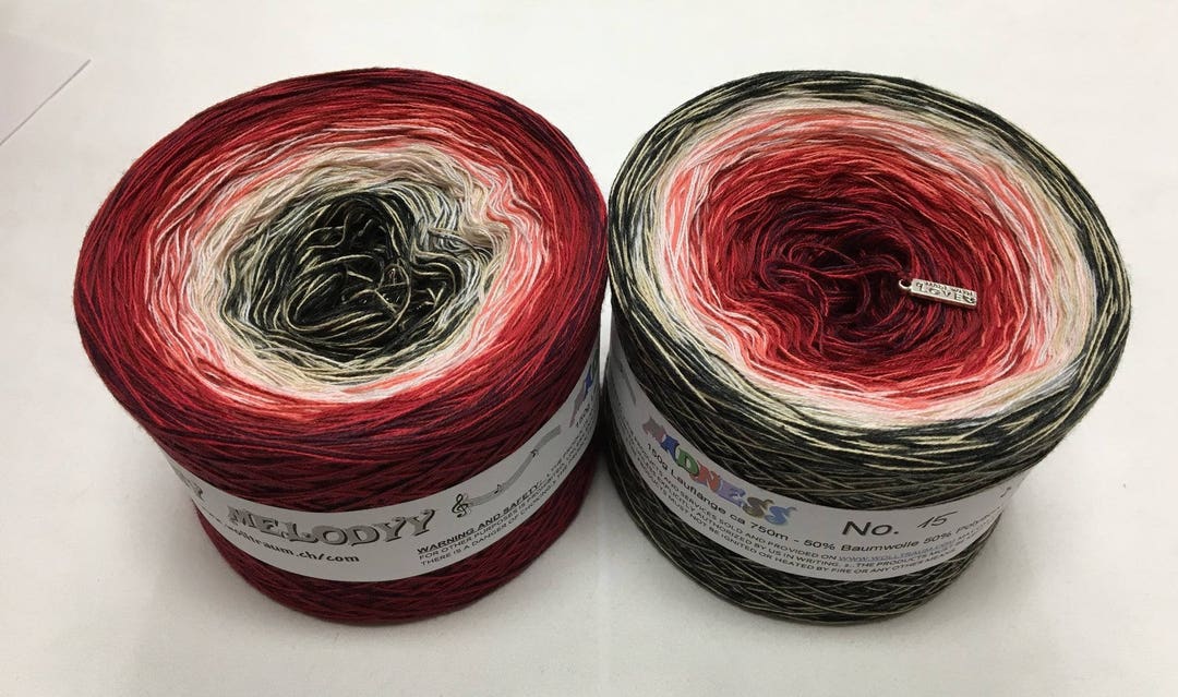 Madness Collection 15 Specialty Yarn Cotton Yarn Acrylic Yarn Gradient