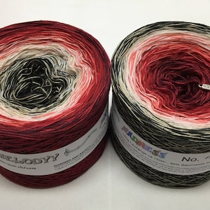 Madness Collection #15 - Specialty Yarn - Cotton Yarn - Acrylic Yarn - Gradient Yarn - Lace Weight Yarn - Light Fingering Yarn - Crochet