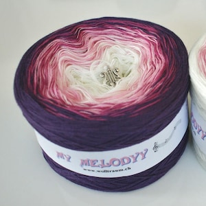 Xanadu - Purple Crochet Yarn - Purple Knitting Yarn - Melodyy by Wolltraum - Ombré Yarn - Color Changing - Shawl Yarn - Light Fingering